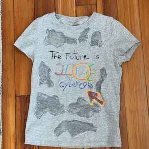 J CREW xxs ‘CYBERCORE 2006’ wearable art by Sara haber